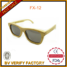 100% Handmadoriginal Bamboo & Skateboard Wooden Sunglasses